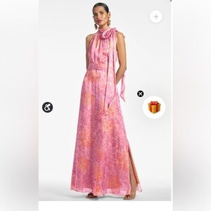 Sachin + Babi Kayla Gown - Pastel Sunset Hydrangea size 4.